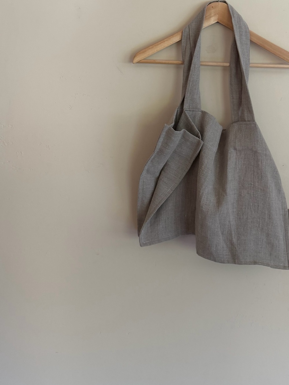 Handmade Linen Tote Bag